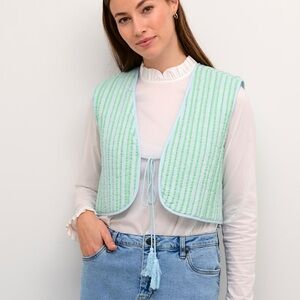 Quilted Vest with Tassels 
Danish Brand CULTURE